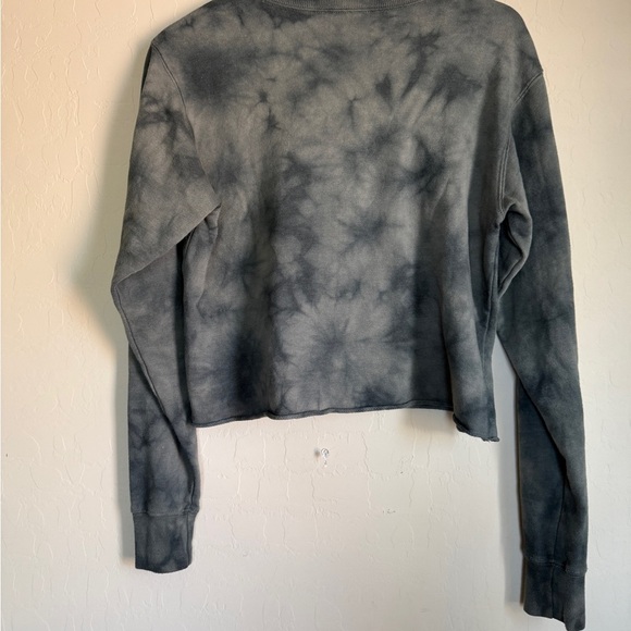 Polaroid Gray Tie-Dye Sweatshirt with Floral Print - Picture 8 of 8